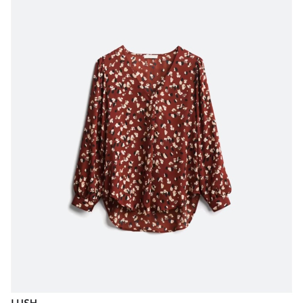 Brown Lush patterned shirt